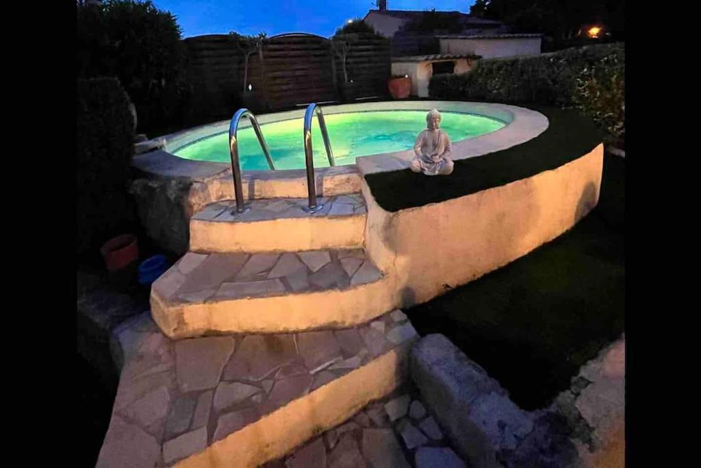 Piscine Cosy, 3 Chambres, 3 Sdb, Havre De Paix A 10 Min Des Plages 莫吉奥 外观 照片